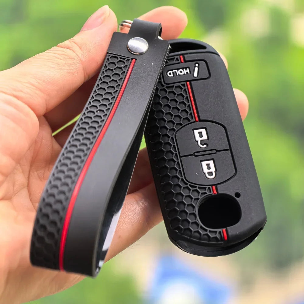 Keychain Silicone Car Key Cover Key Case for Mazda