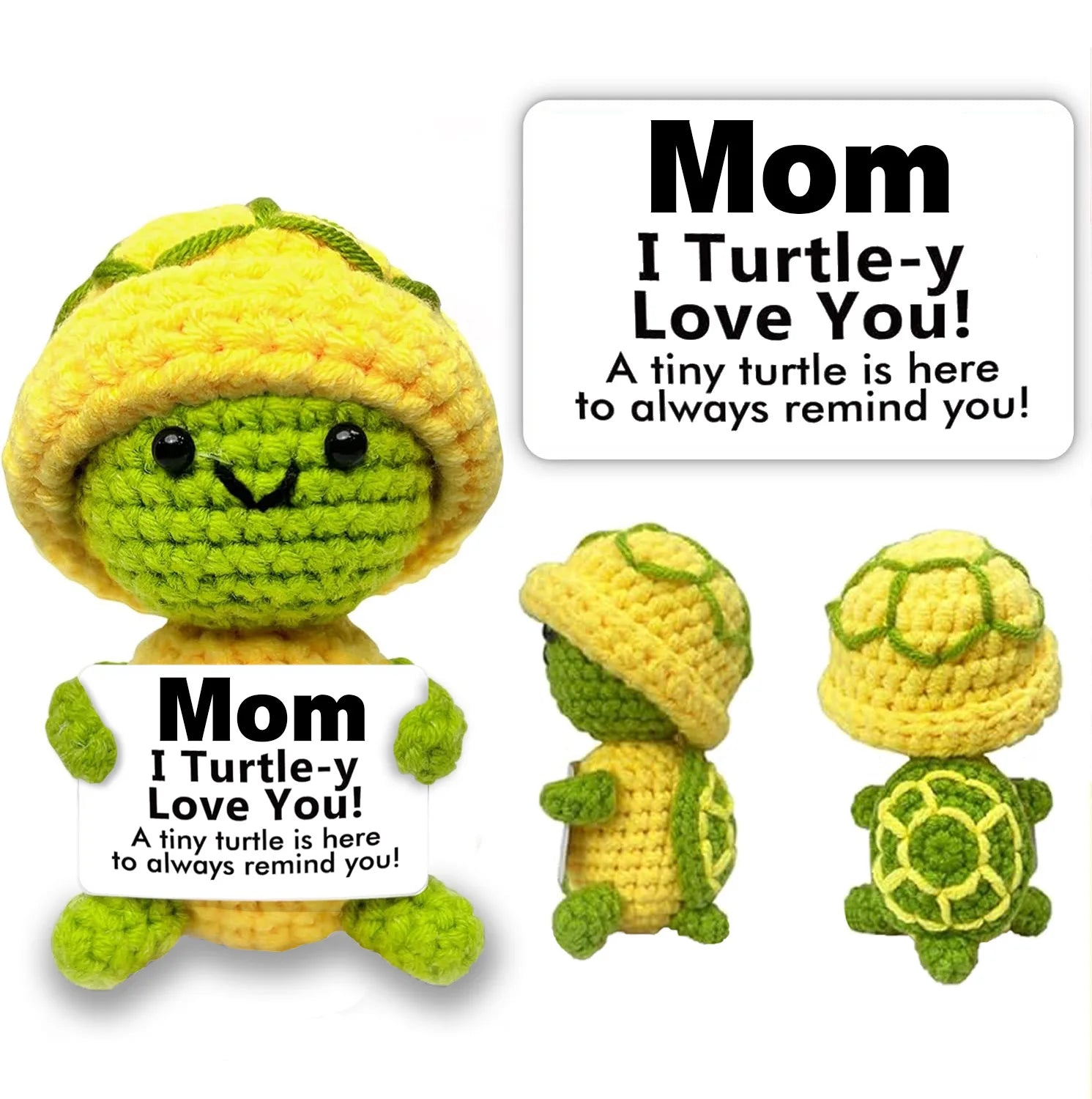 New Handmade Crochet Doll for Mom Dad Knitted Collectible Gift