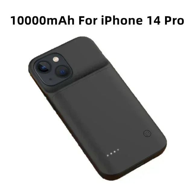 Battery Case for I-phone 12 11 14 13 15 16 Pro Max Mini Power Bank Charger Cover