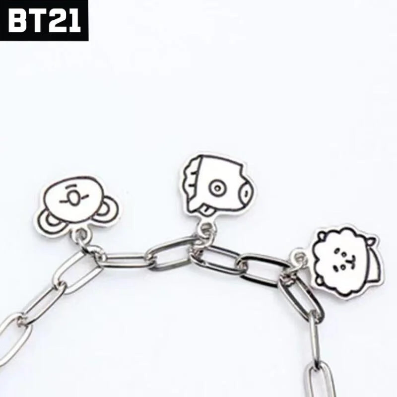 Popular Anime BT21  Cartoon Couple 26Cm Simple Fashion Men's and Women's Accessories Fans Collect