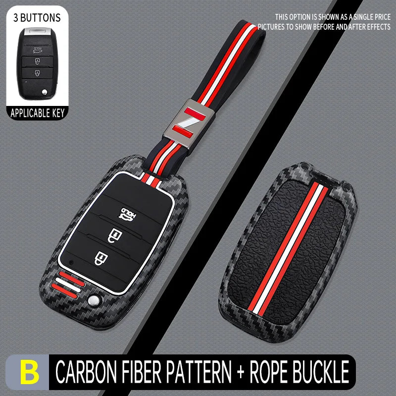 Car Key Case Cover Shell For Kia Carens Ceed