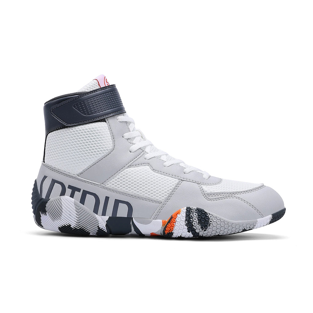 Men's Large Wrestling Shoes Mesh Breathable Boxing Shoes Anti Slip Wear Resistant Sneaker
