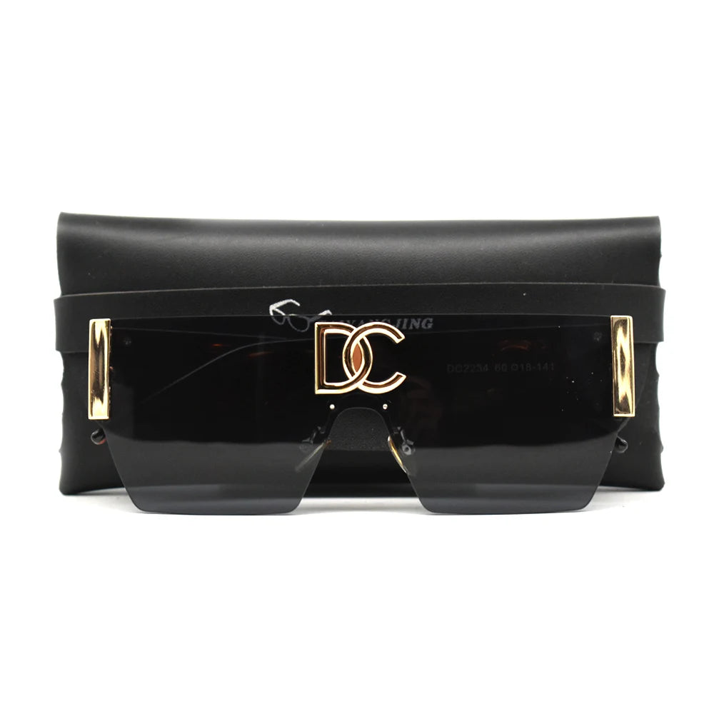 Vintage Luxury Square Rimless Sunglasses