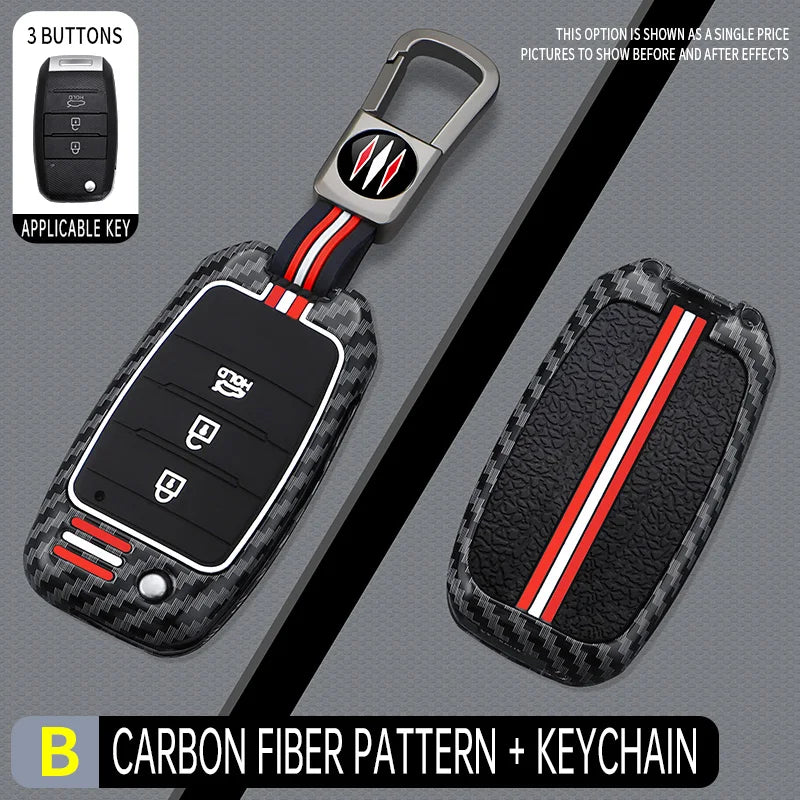 Car Key Case Cover Shell For Kia Carens Ceed