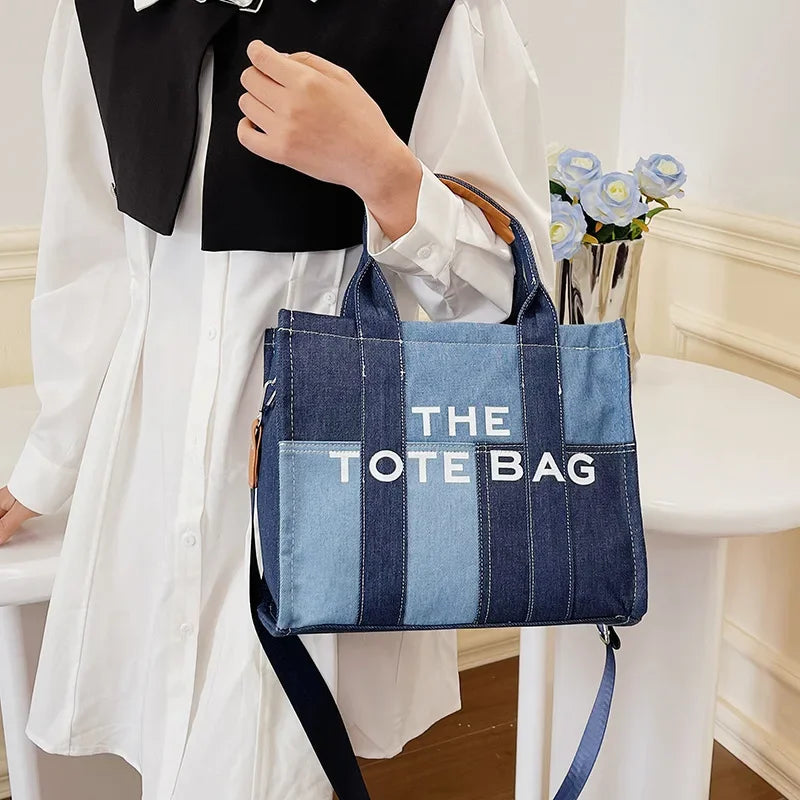 The Denim Large Tote Bag