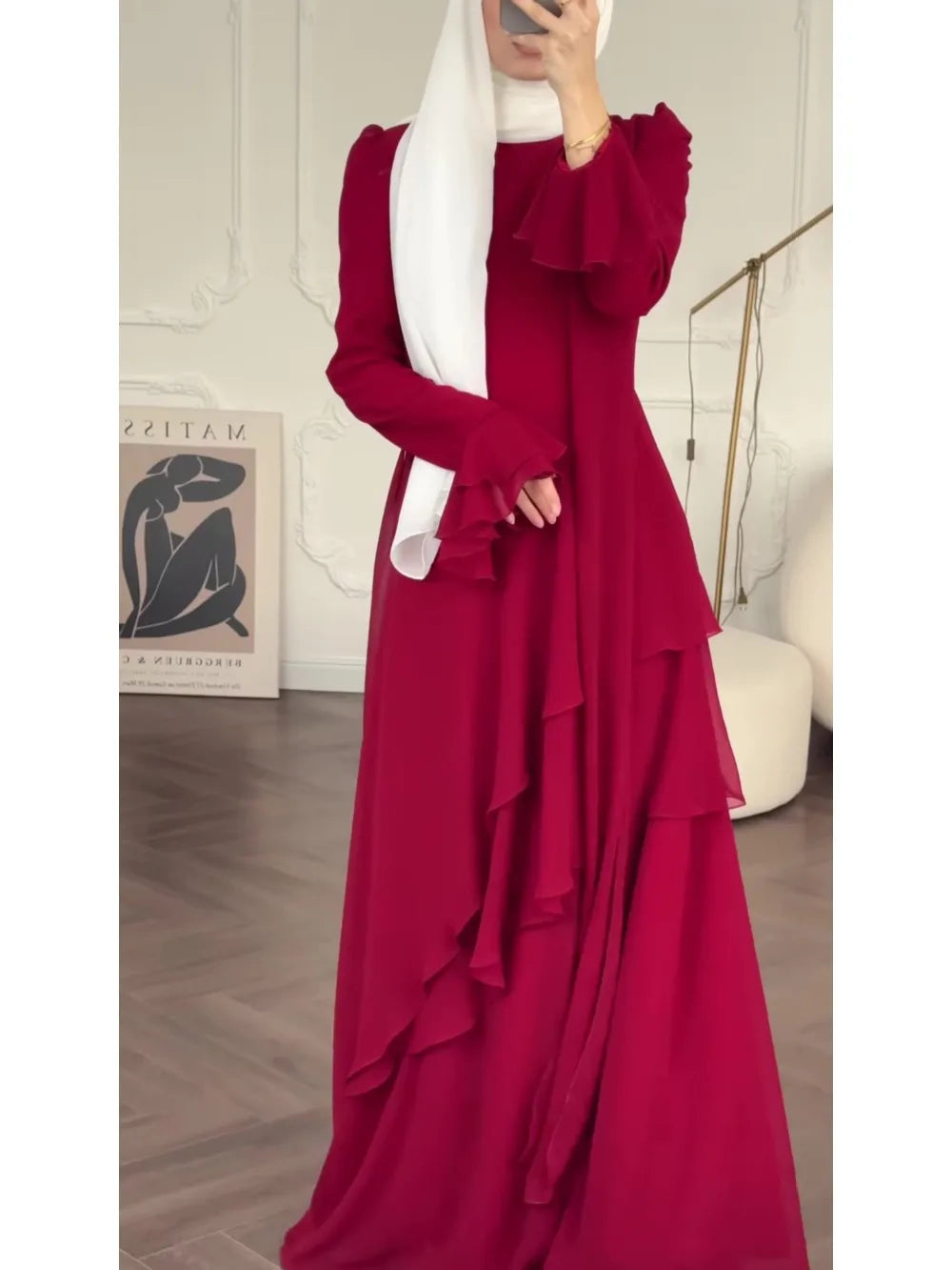 Women Muslim Abaya Ramadan Long Dresses Dubai Abayas Kaftan