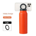 24oz Sport Water Bottle Stainless Steel Insulated BPA Free with Magnetic Lid