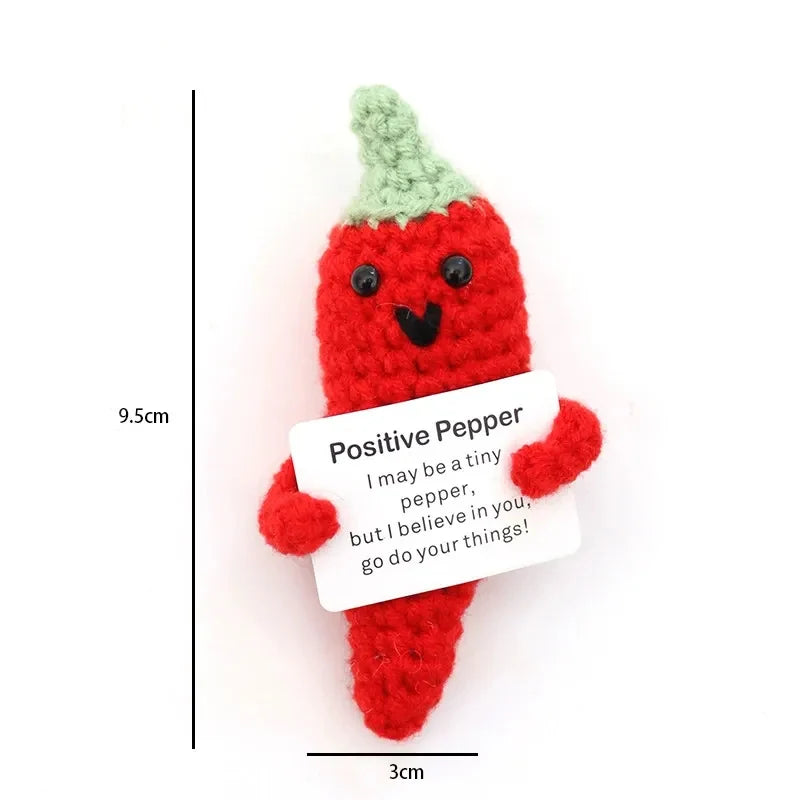 Handmade Mini Doll Funny Wool Gift for Friends or Lover Emotional Support Plant