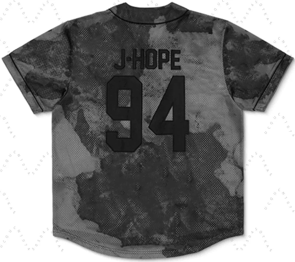 2026 Men Women KPOP V-neck T-shirt Jersey Suitable for Street Dance & BTS Concert