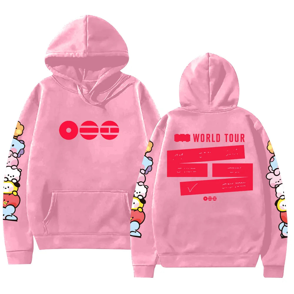 A-Arirang Album Tour Graphic Print Hoodies Pop Fans Gifts