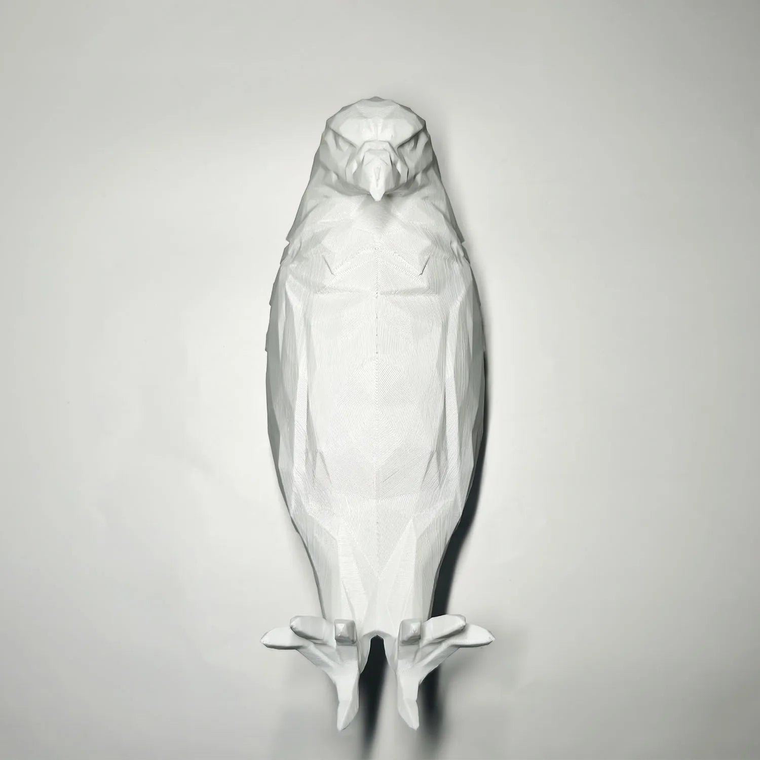 3D printed light and shadow lamp owl