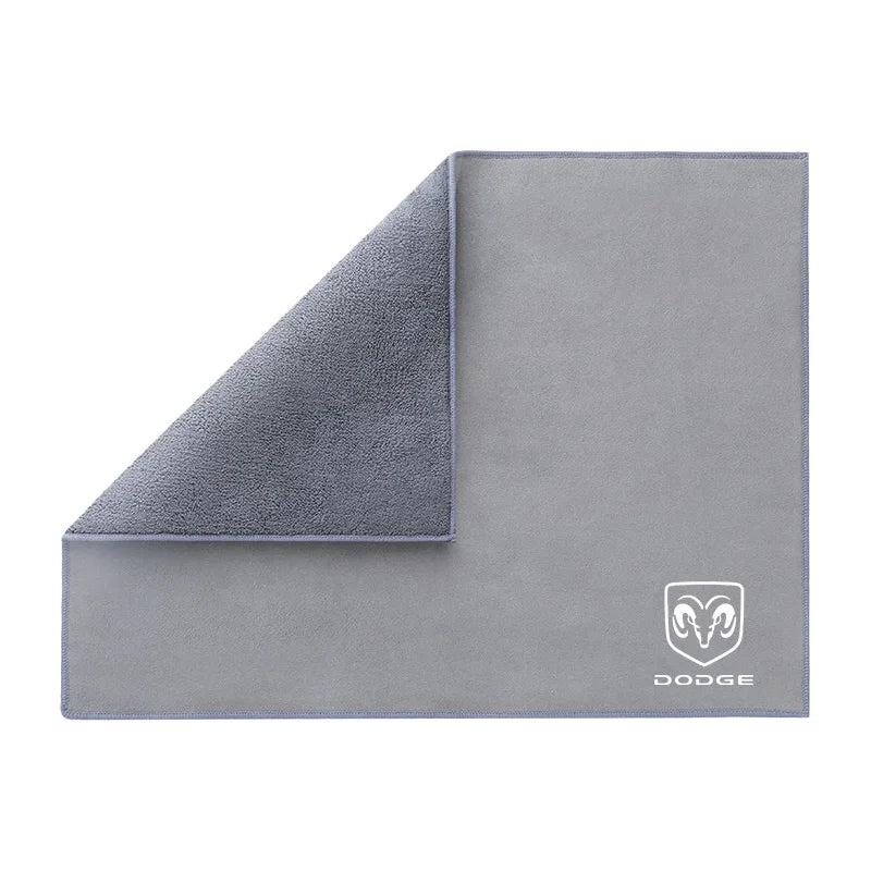 1Pcs Car High-end Microfiber Towel Car Wash Towel Detailing Cleaning Cloth For Dodge Ram 3500 4000 1500 2500 4500 Challenger