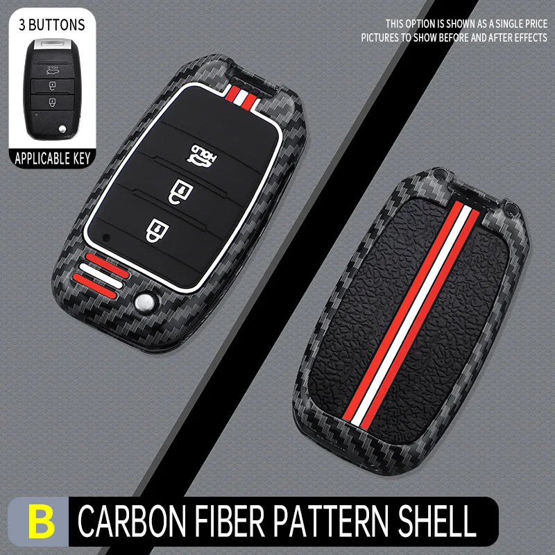 Car Key Case Cover Shell For Kia Carens Ceed