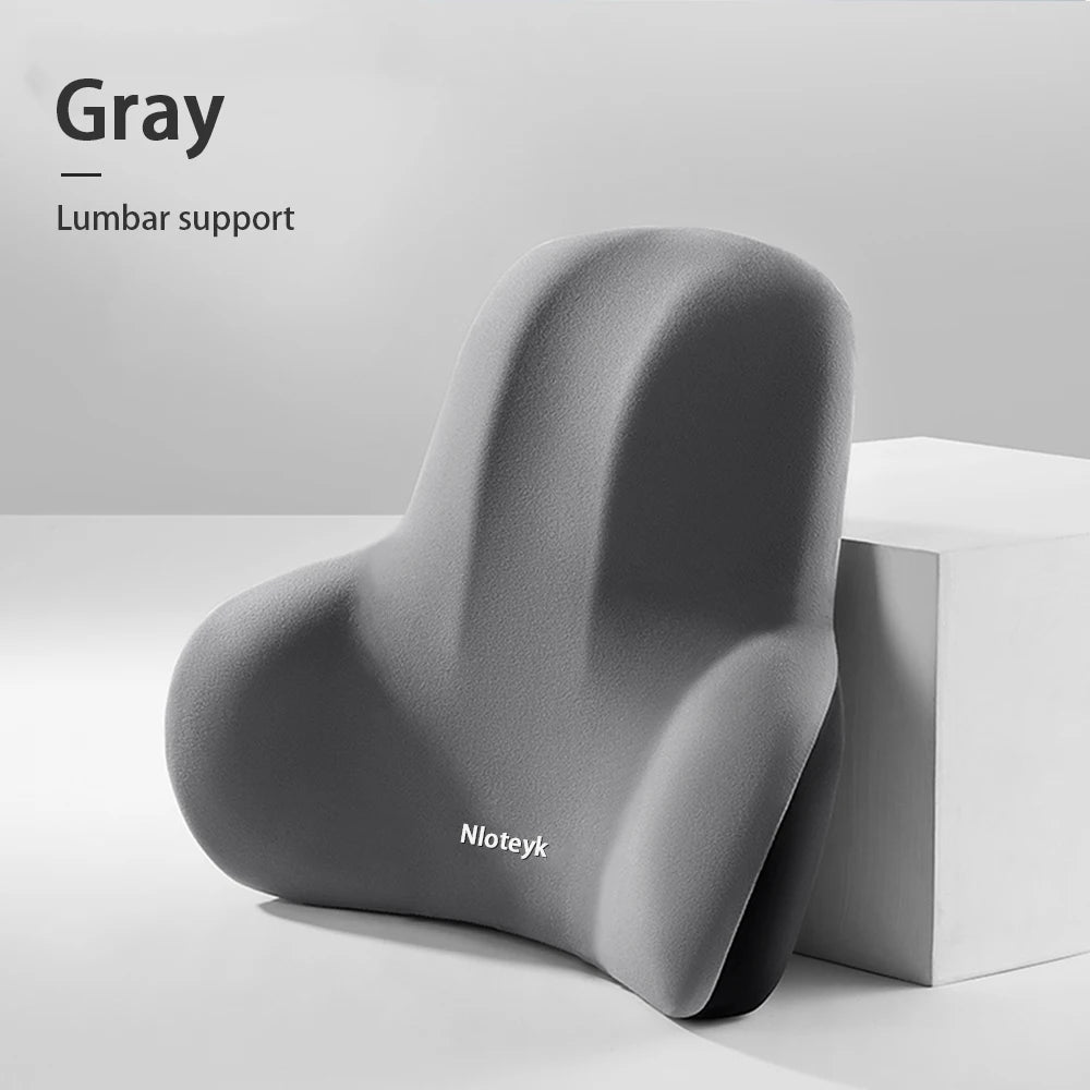 Memory Foam Car Neck Pillow Protective Lumbar Back Support