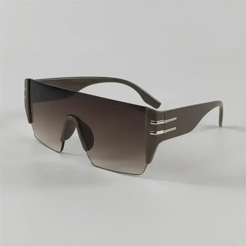 New Rimless Oversized Sunglasses