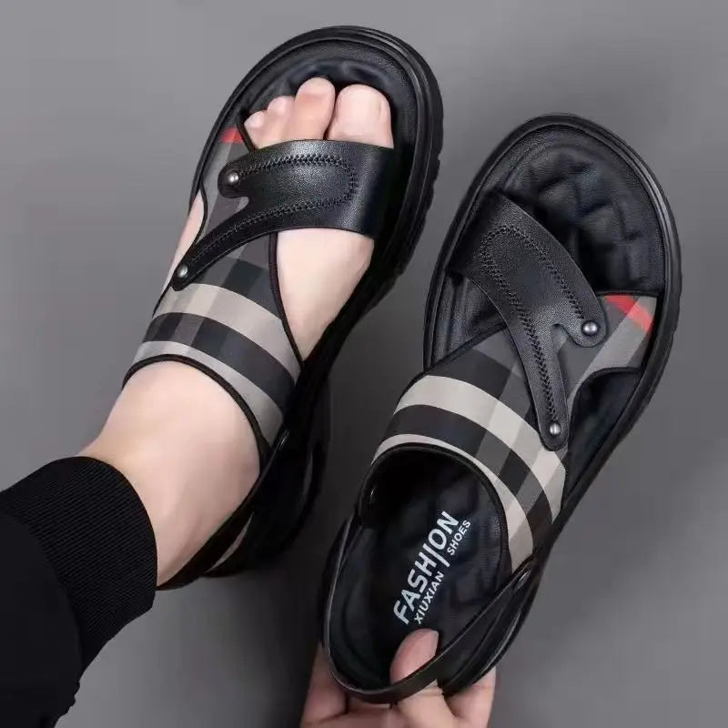 Luxury Men's Sandals - Premium Summer Slide Sandal