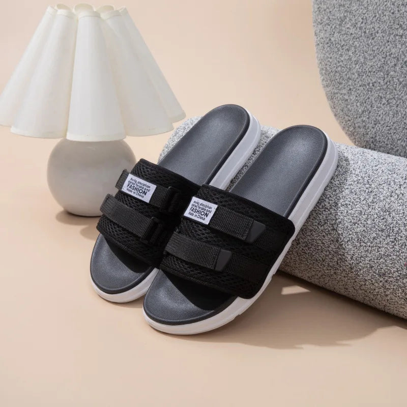 Summer 2025 Sporty Couple Slippers Indoor Outdoor Wearable Unisex