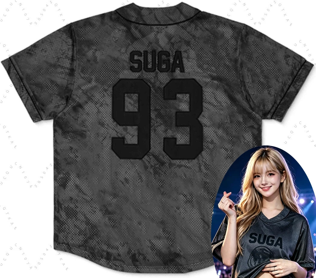 KPOP BTS Shirt, Teen Daily Sports Jersey, Suitable for Street Dance &