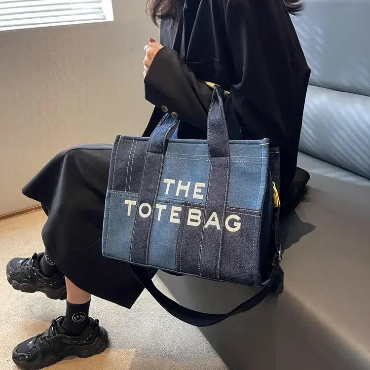 The Denim Large Tote Bag