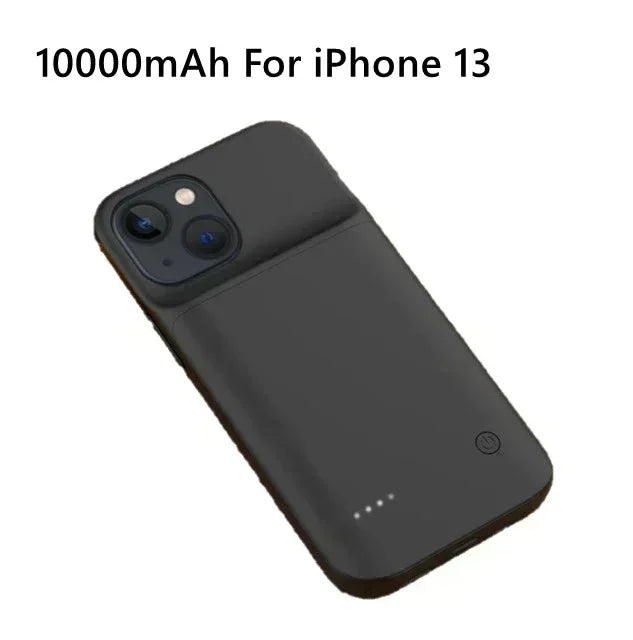 Battery Case for I-phone 12 11 14 13 15 16 Pro Max Mini Power Bank Charger Cover
