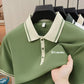 Business Casual Men's Letter Print Polo Shirt Summer Men's Wear