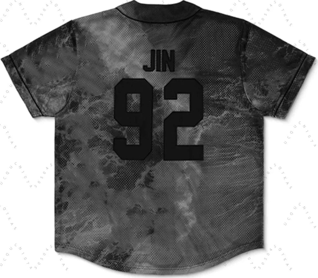 2026 Men Women KPOP V-neck T-shirt Jersey Suitable for Street Dance & BTS Concert