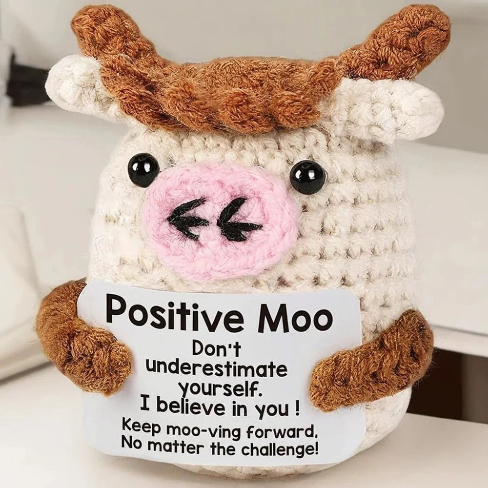 Handmade Mini Doll Funny Wool Gift for Friends or Lover Emotional Support Plant