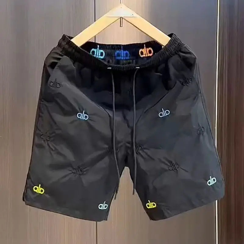 Alo Fashionable Casual Loose Beach Men's Shorts