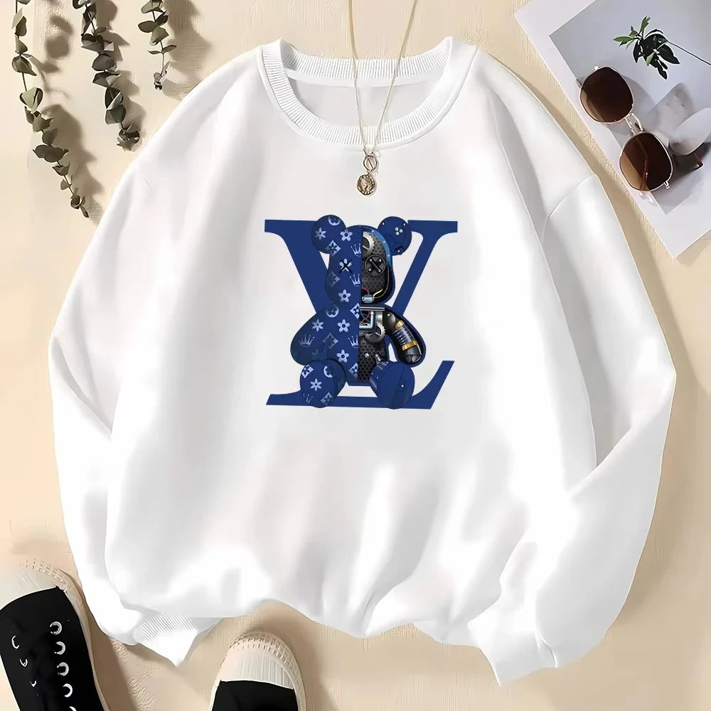 LV Autumn Winter Mens Luxury Pullover Hoodie High Quality Designer