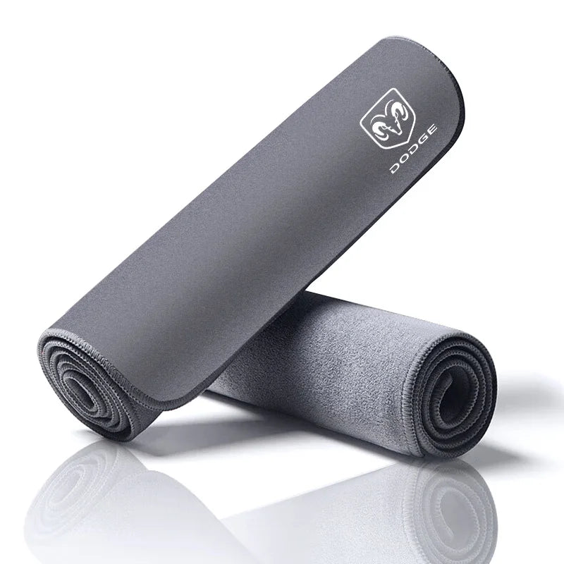 1Pcs Car High-end Microfiber Towel Car Wash Towel Detailing Cleaning Cloth For Dodge Ram 3500 4000 1500 2500 4500 Challenger