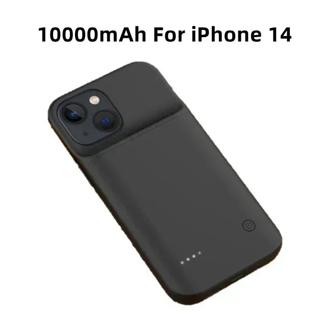 Battery Case for I-phone 12 11 14 13 15 16 Pro Max Mini Power Bank Charger Cover