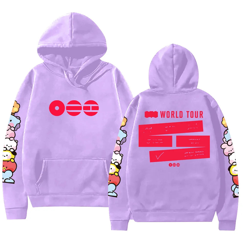 A-Arirang Album Tour Graphic Print Hoodies Pop Fans Gifts