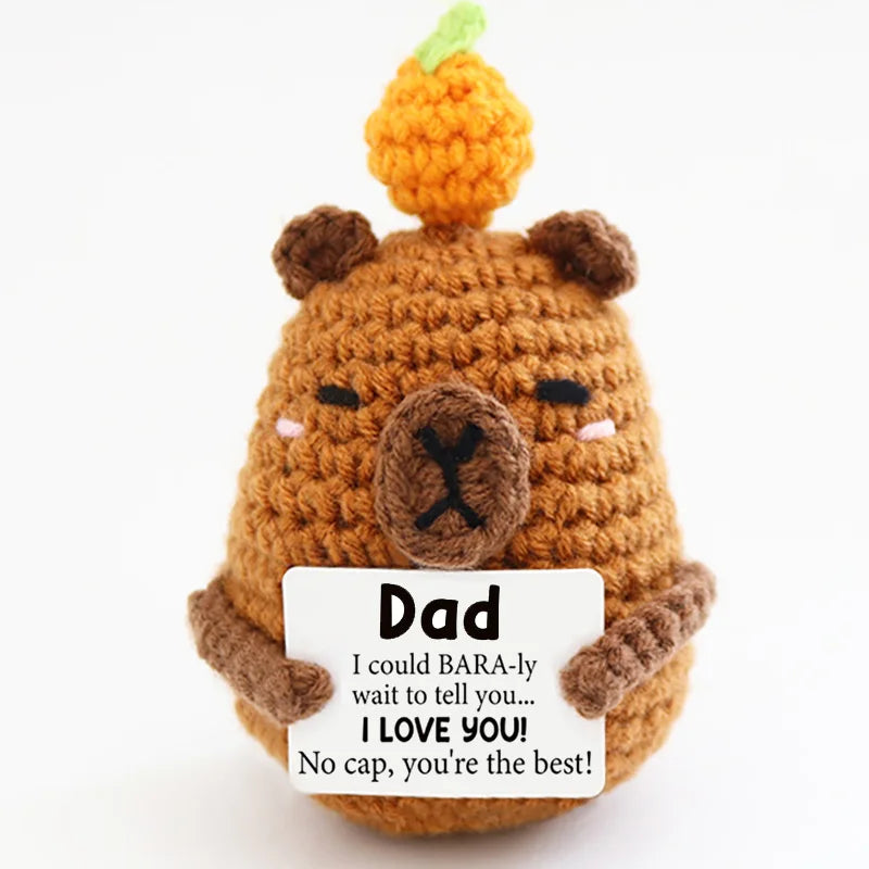 New Handmade Crochet Doll for Mom Dad Knitted Collectible Gift