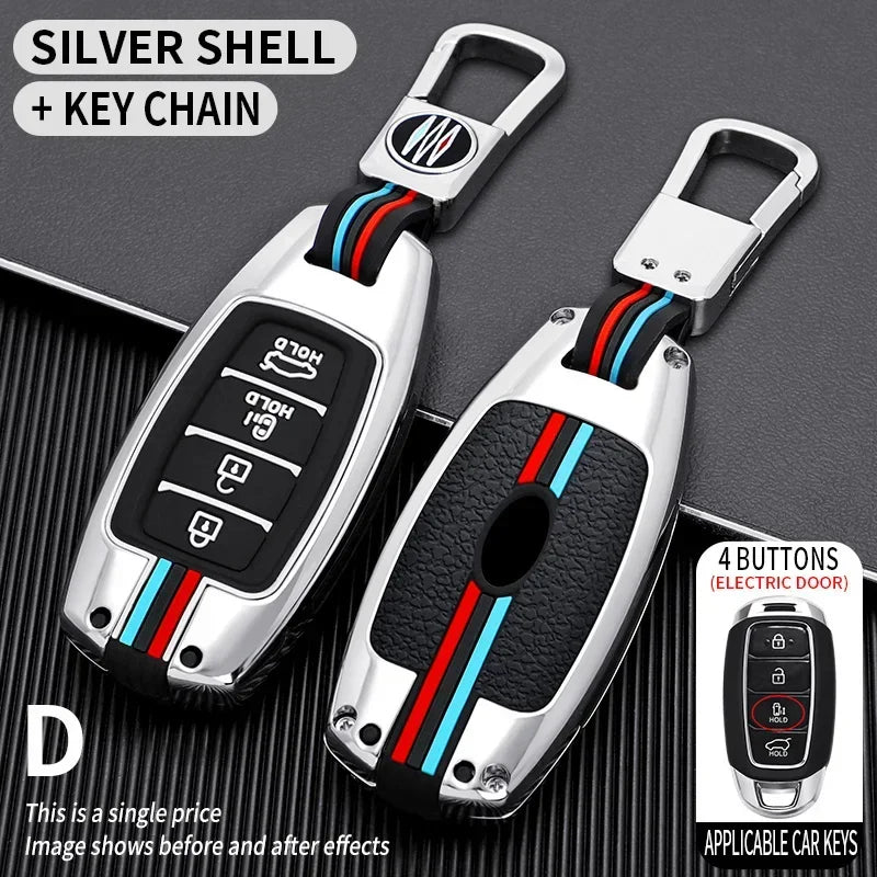 Car Key Case Shell Fob For Hyundai Palisade Grande