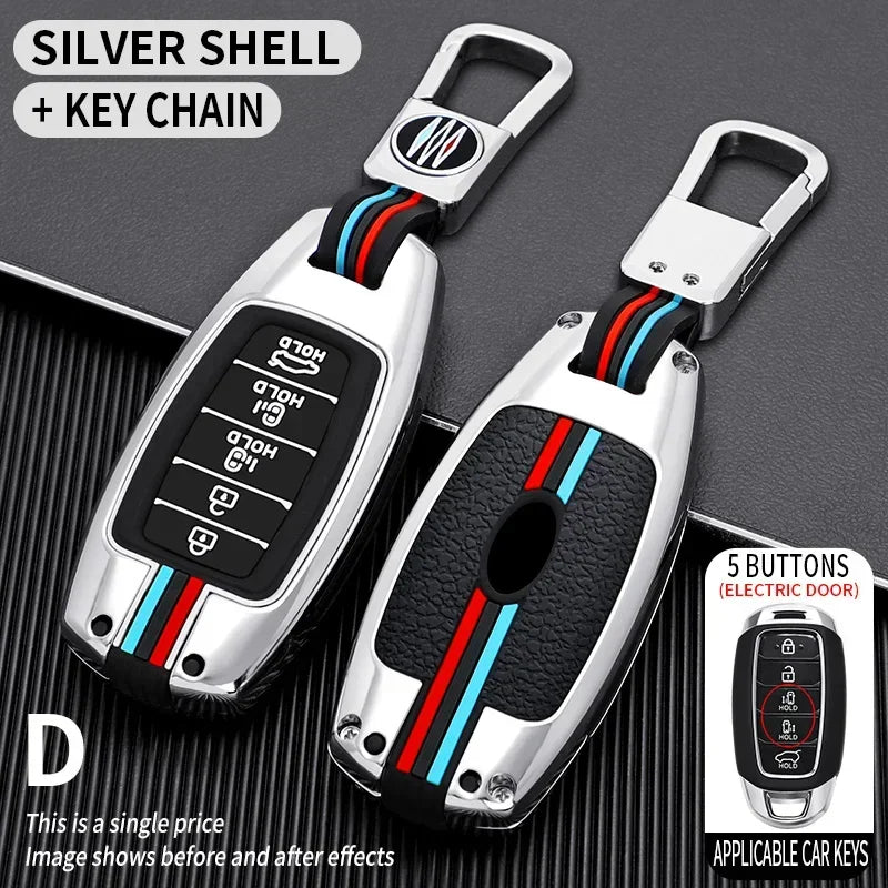 Car Key Case Shell Fob For Hyundai Palisade Grande