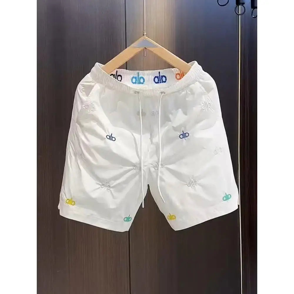 Alo Fashionable Casual Loose Beach Men's Shorts