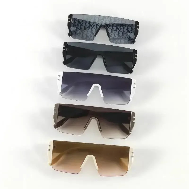 New Rimless Oversized Sunglasses