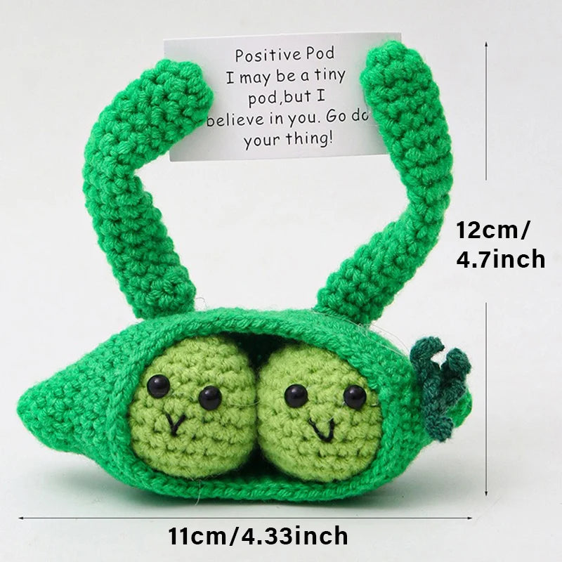 Handmade Mini Doll Funny Wool Gift for Friends or Lover Emotional Support Plant