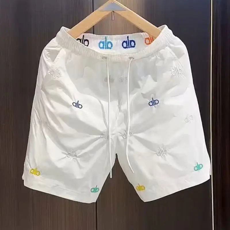 Alo Fashionable Casual Loose Beach Men's Shorts
