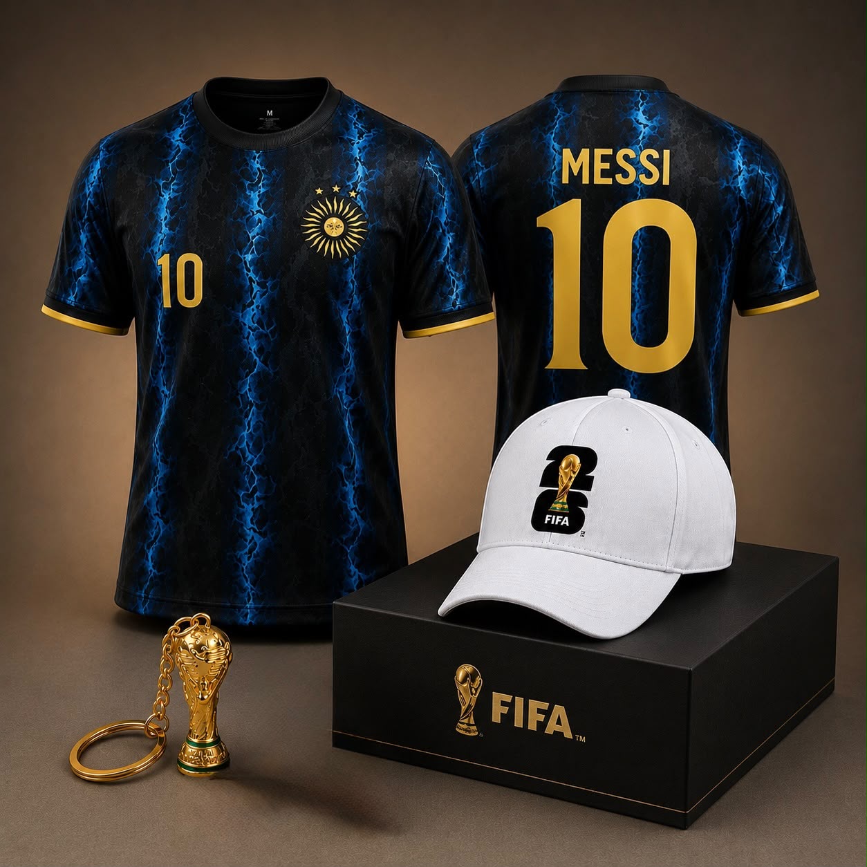 FIFA World Cup 2026 Jersey & Cap Gift Set | Premium Graphic Tee Bundle