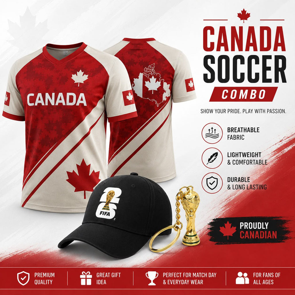 FIFA World Cup 2026 Jersey & Cap Gift Set | Premium Graphic Tee Bundle