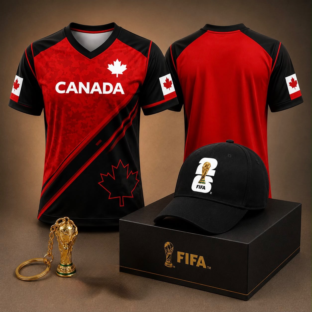 FIFA World Cup 2026 Jersey & Cap Gift Set | Premium Graphic Tee Bundle