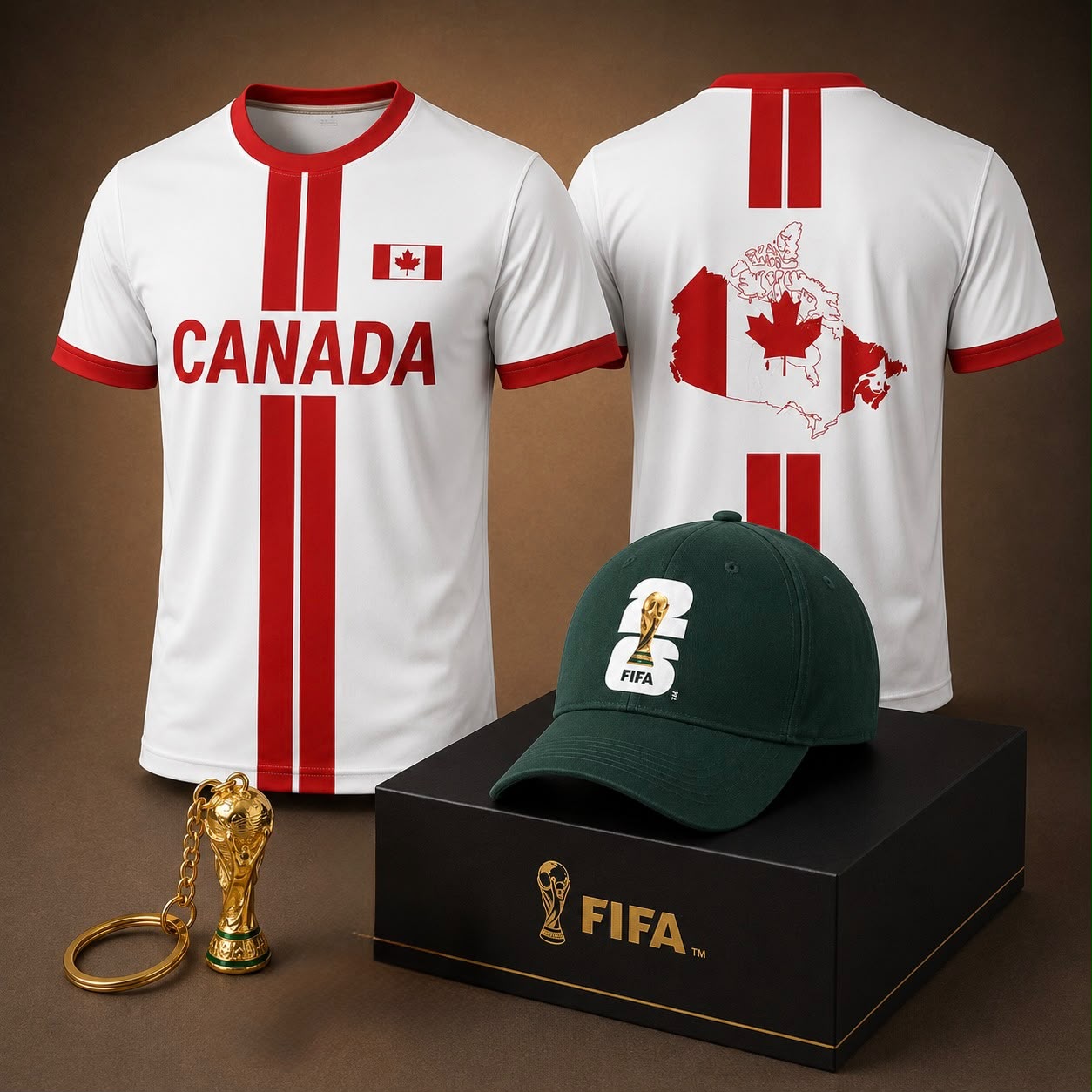FIFA World Cup 2026 Jersey & Cap Gift Set | Premium Graphic Tee Bundle