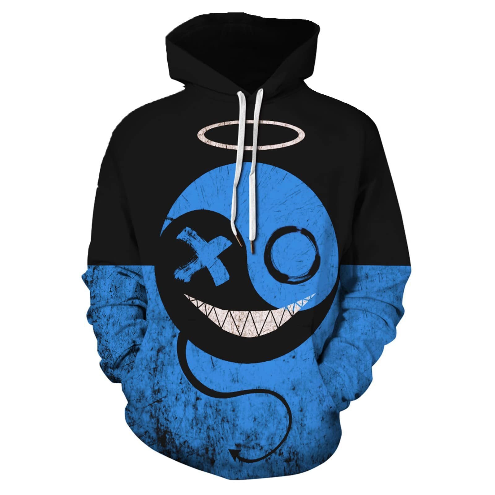 Men's Casual All-match 3D Digital Printed Hoodie