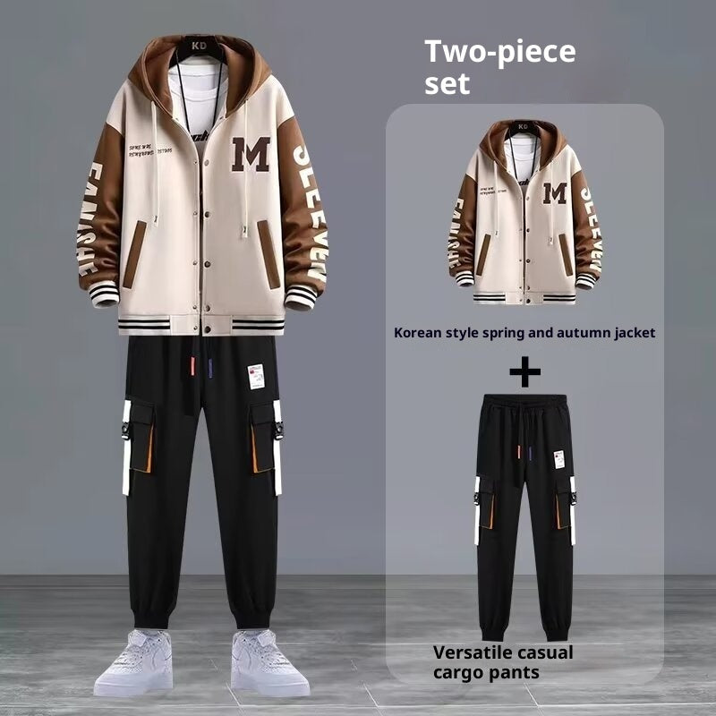 Youth Sweater Jacket Junior High School Student Trendy Sports Suit