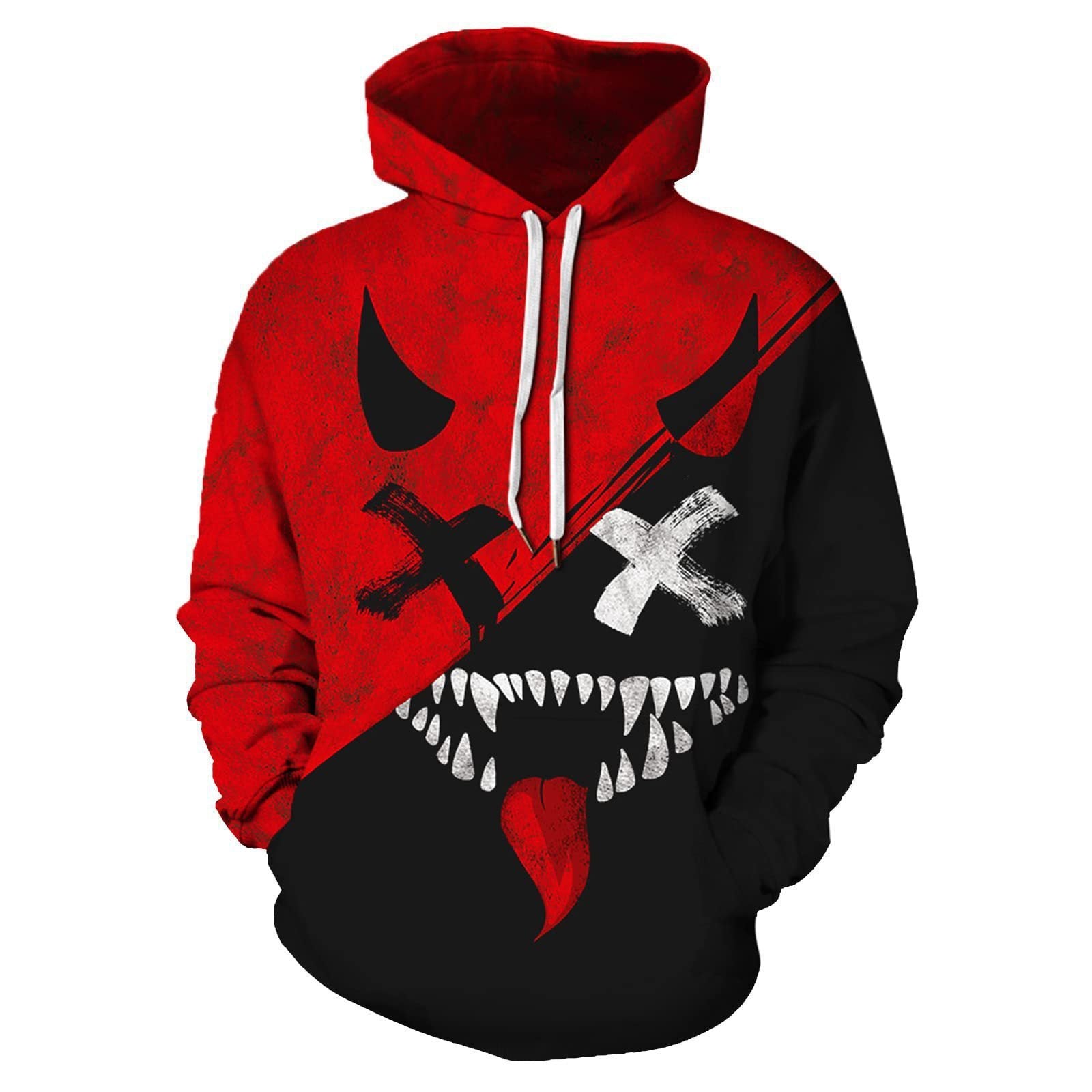 Men's Casual All-match 3D Digital Printed Hoodie