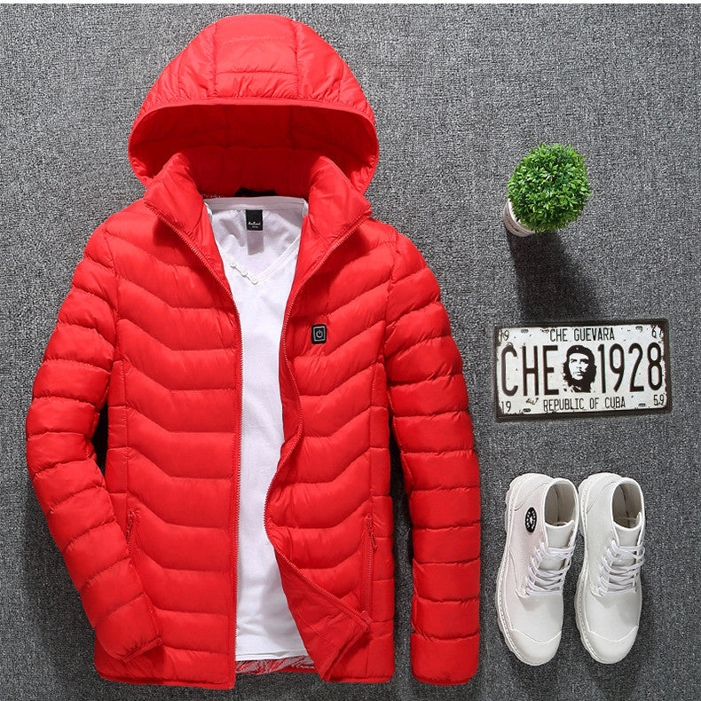 New Heated Jacket Coat USB Electric  Thermal Clothing Heating Vest